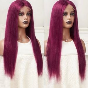 COPY - 4*4 Lace Closure 150% Density Long Straight Human Hair Wig 20 inches